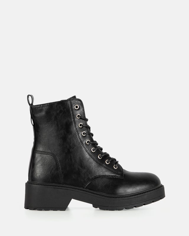 Defy Wildfire Lace Up Military Boot Women's