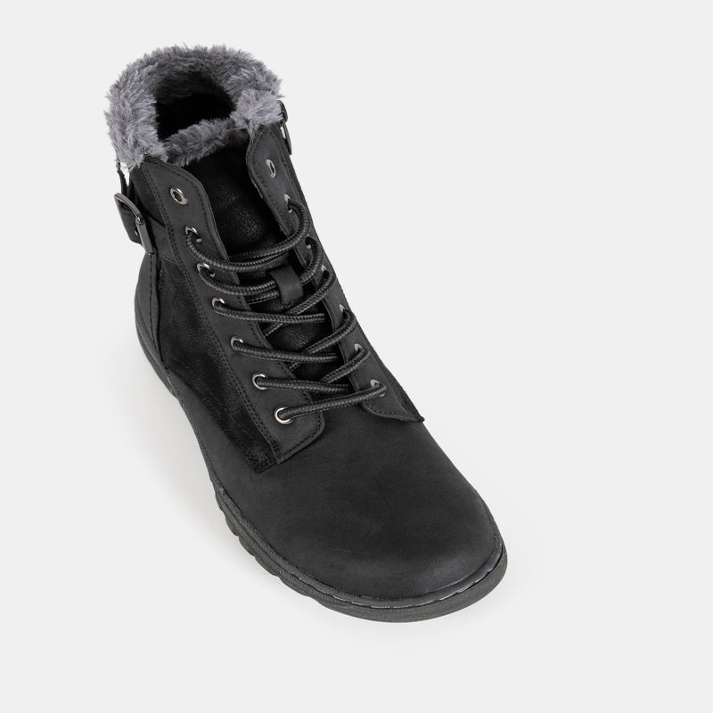 Globe Vybe Lifestyle Ankle Boot with Faux Fur Trim Women's
