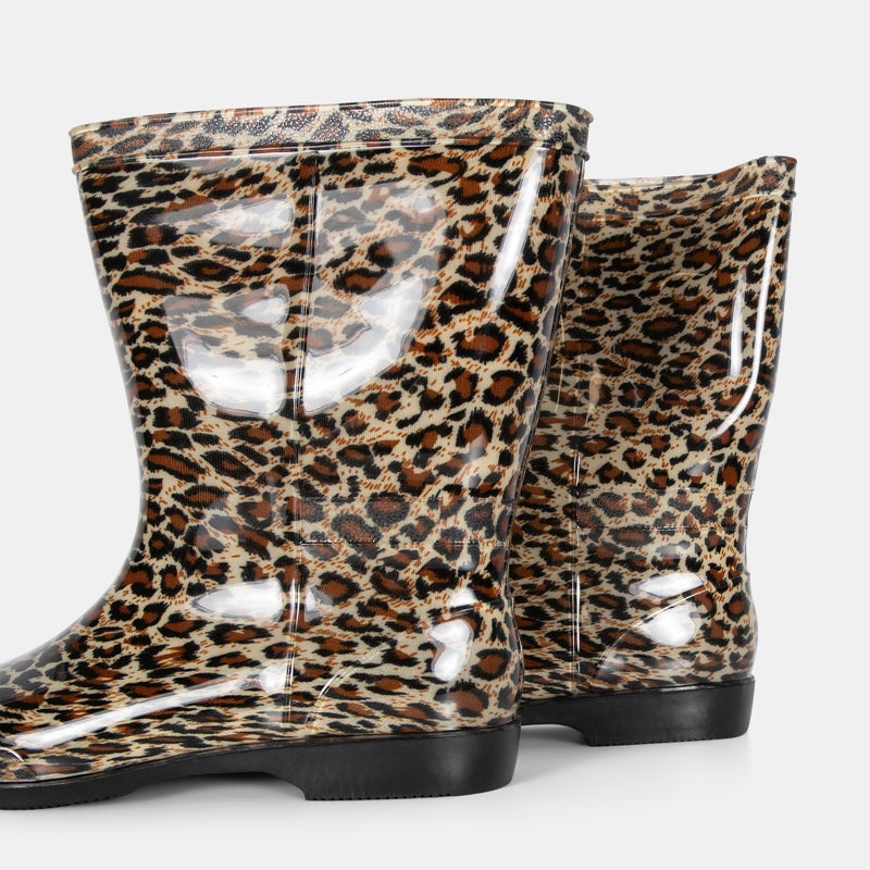 Cowboy Boot Womens Wellies Leopard Print Bisgaard Leopard Wellies